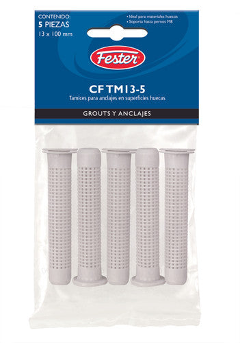 FESTER TAMICES MALLAS METÁLICAS, PAQUETE DE 5 PIEZAS