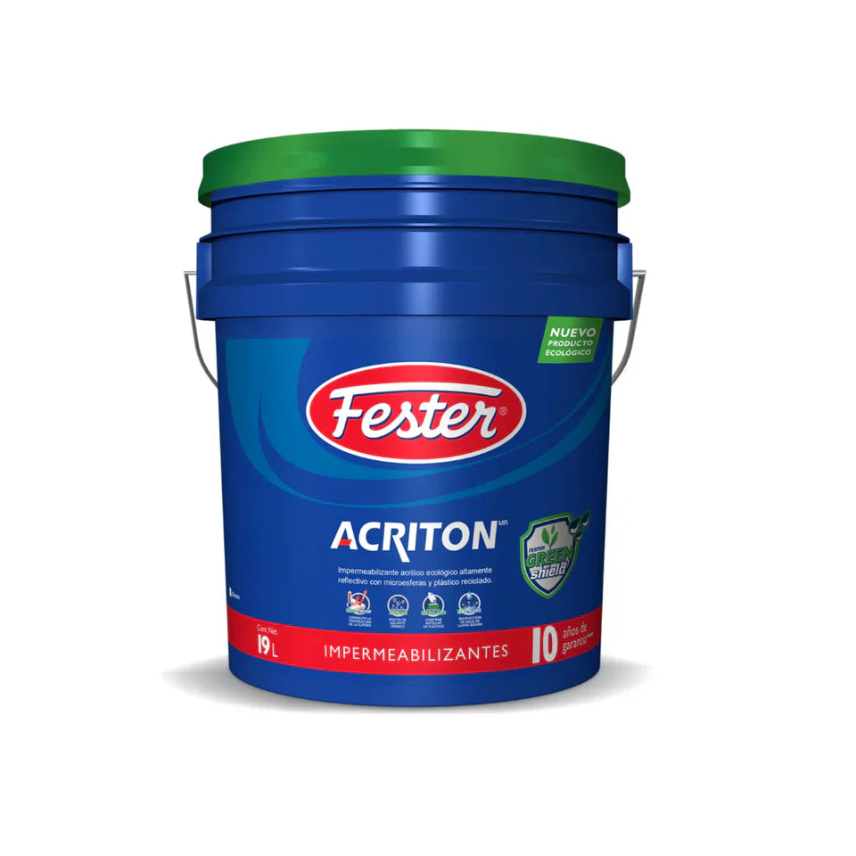 FESTER ACRITON GREEN-SHIELD 10 AÑOS 19 LTS COLOR BLANCO