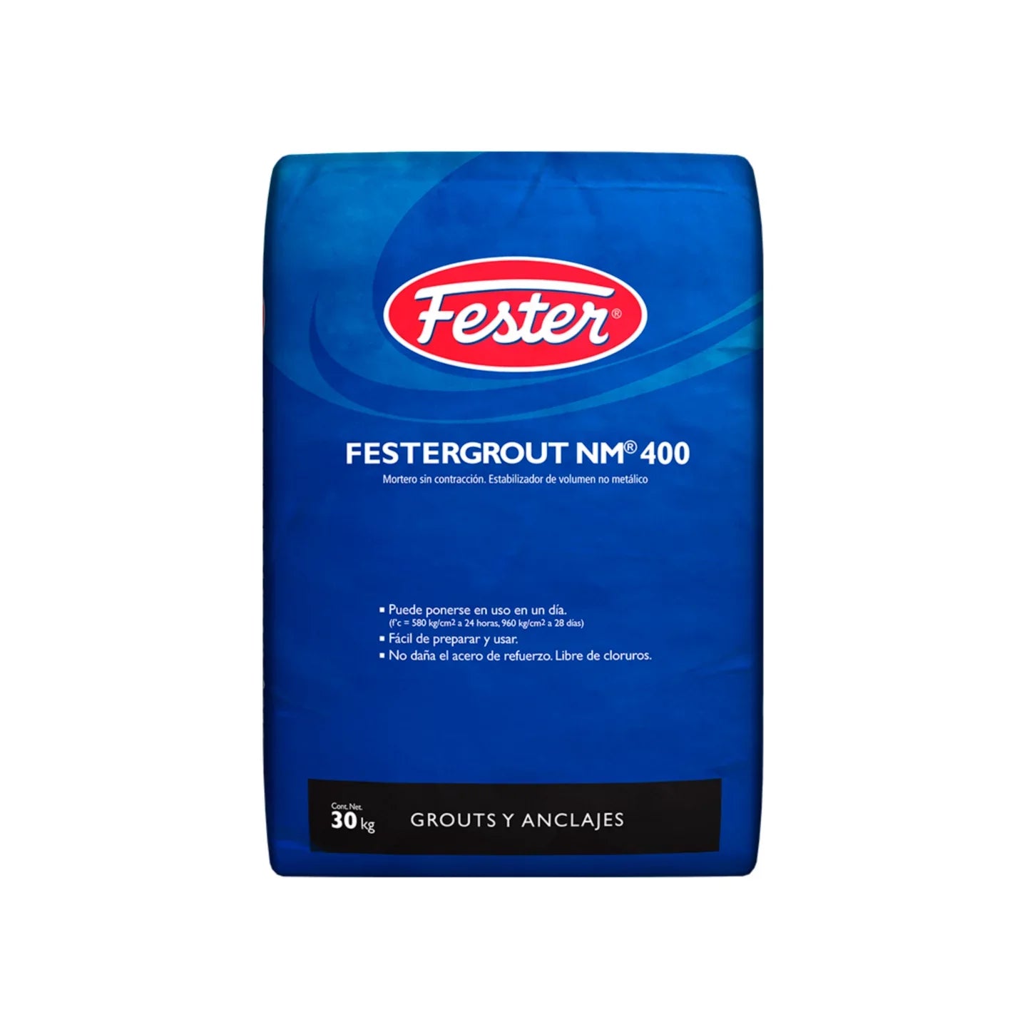 FESTERGROUT NM 400 MORTERO SIN CONTRACCIÓN, SACO 30 KGS