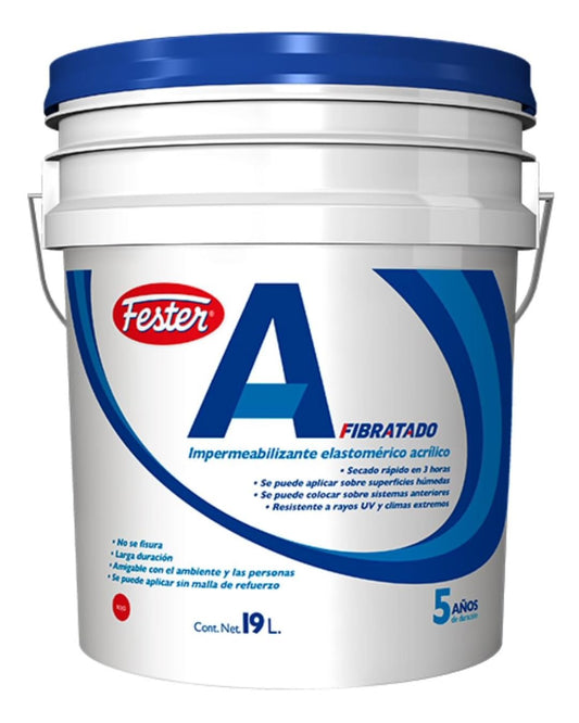 IMPERMEABILIZANTE FESTER A 5 AÑOS FIBRATADO