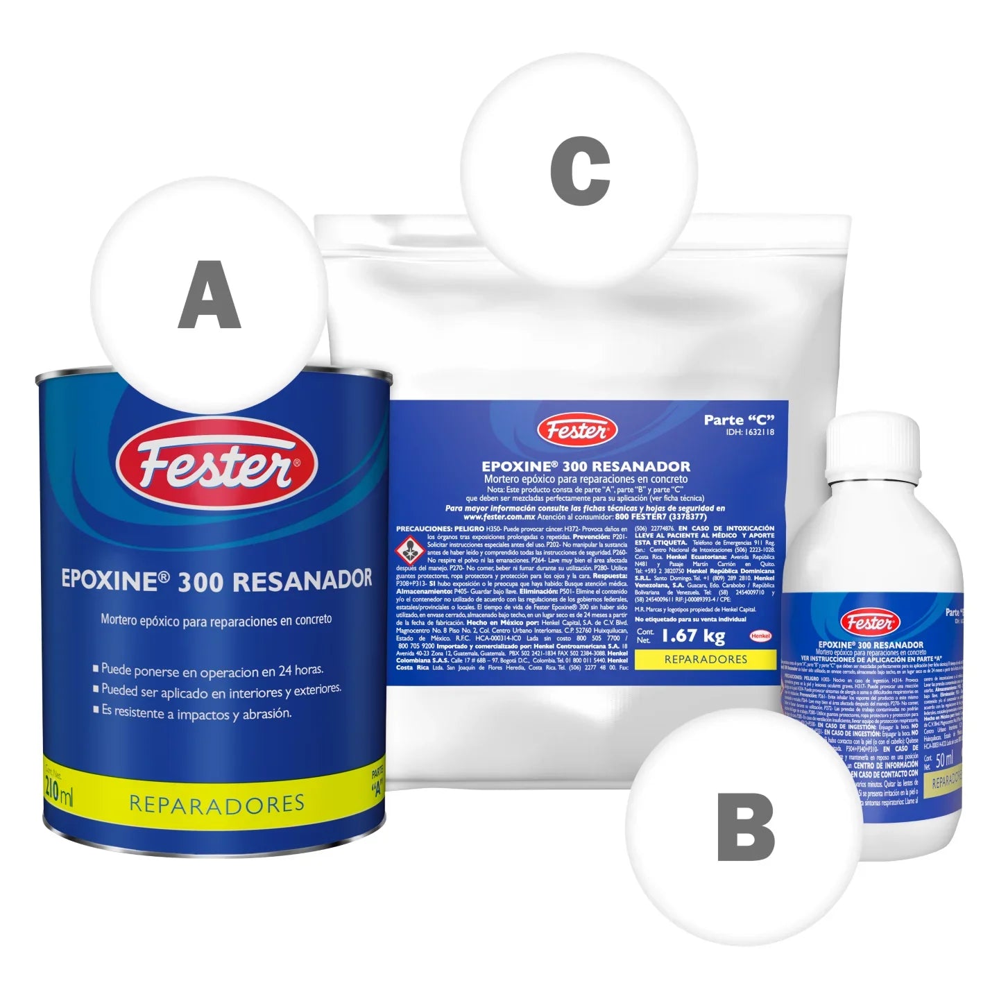 FESTER EPOXINE 300 RESANADOR UNIDAD DE 1 LT