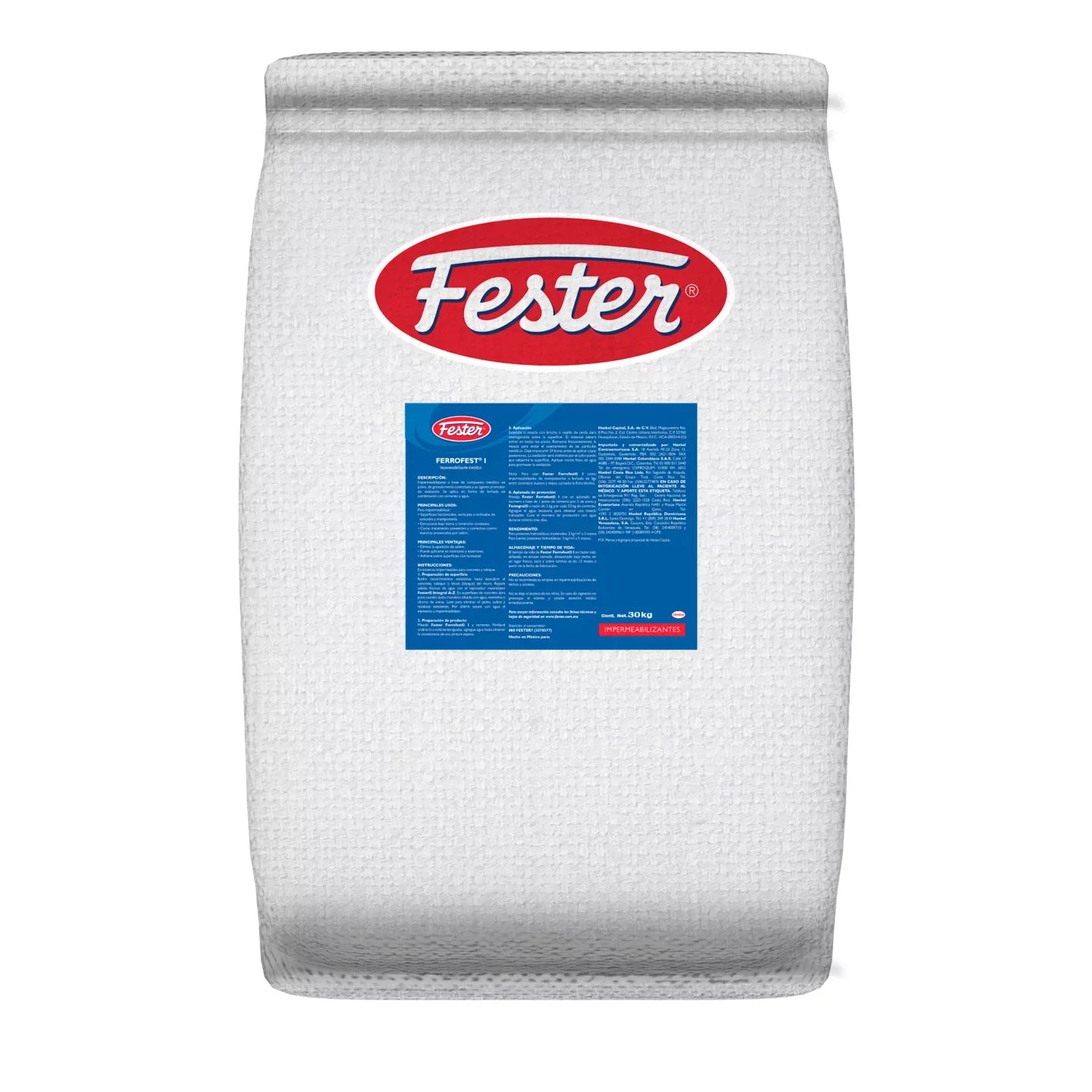 FESTER FERROFEST I IMPERMEABILIZANTE A BASE DE COMPUESTO METÁLICO 30 KG