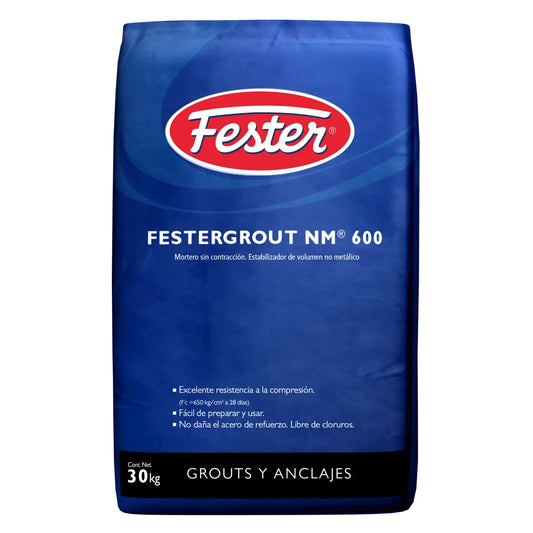 FESTERGROUT NM 600 MORTERO ESPECIALIZADO PARA ANCLAR, RESANAR,ASENTAR O NIVELAR