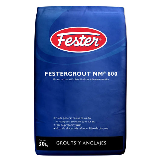 FESTERGROUT NM 800 MORTERO PARA ANCLAJE O FIJACIÓN, SACO DE 30 KG