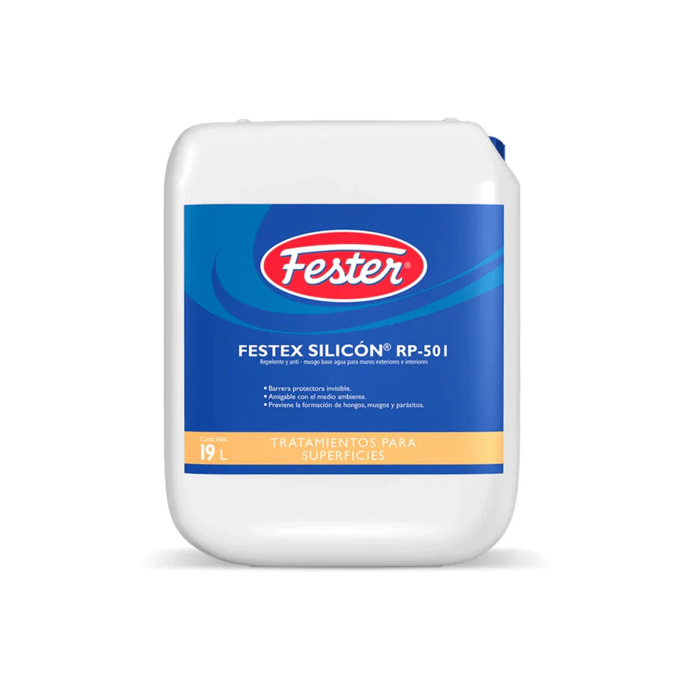 FESTEX SILICON RP-501 REPELENTE ANTI-MUSGO PARA MUROS INTERIORES Y EXTERIORES