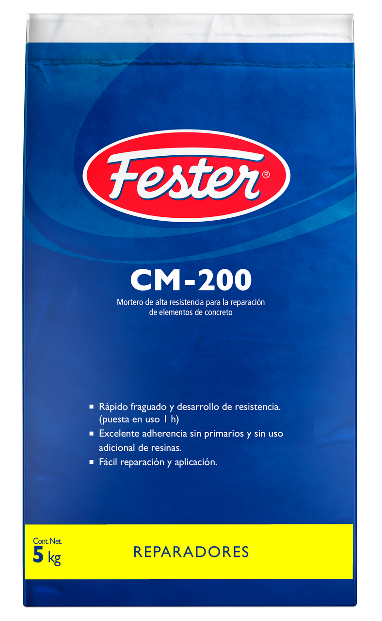 FESTER CM-200 MORTERO CON FRAGUADO RÁPIDO
